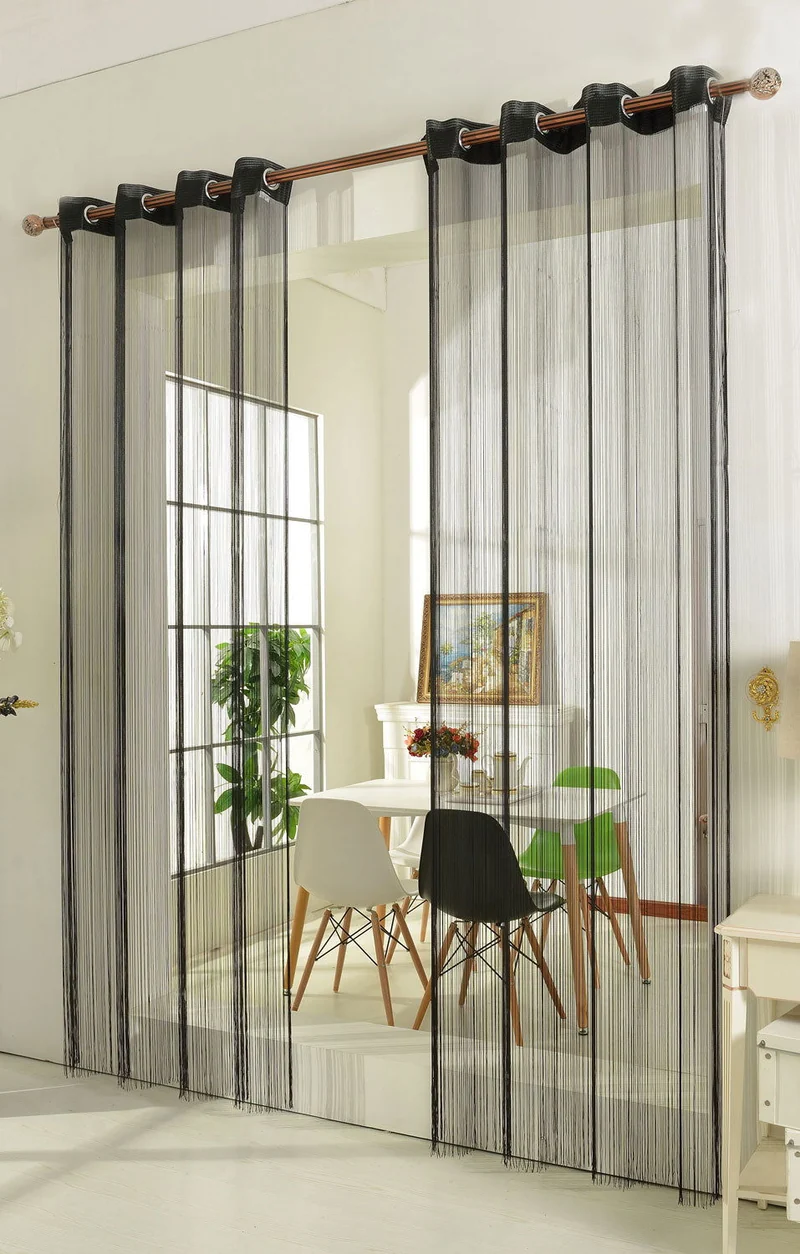 Fadengardine Fadenstore »SHANGHAI« Vorhang mit Ösen Raumteiler 140 x 250 cm 20304