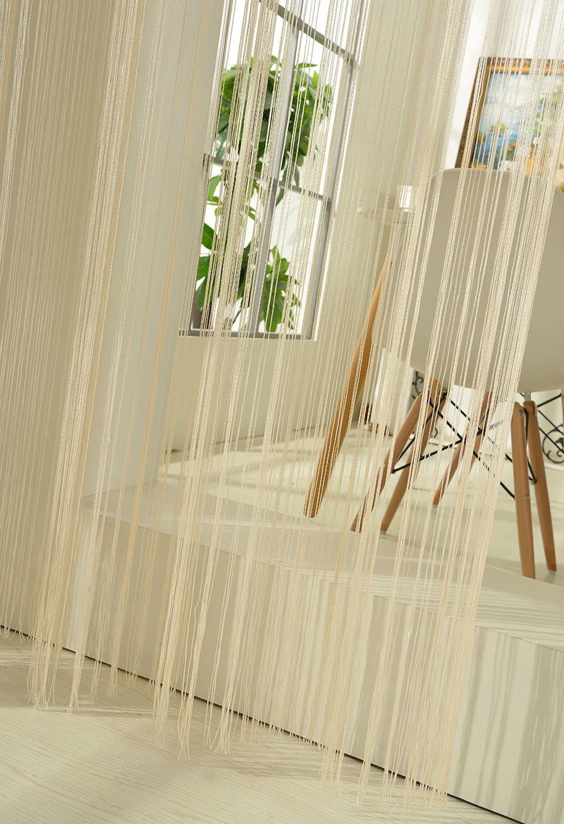 Fadengardine Fadenstore »SHANGHAI« Vorhang mit Ösen Raumteiler 140 x 250 cm 20304