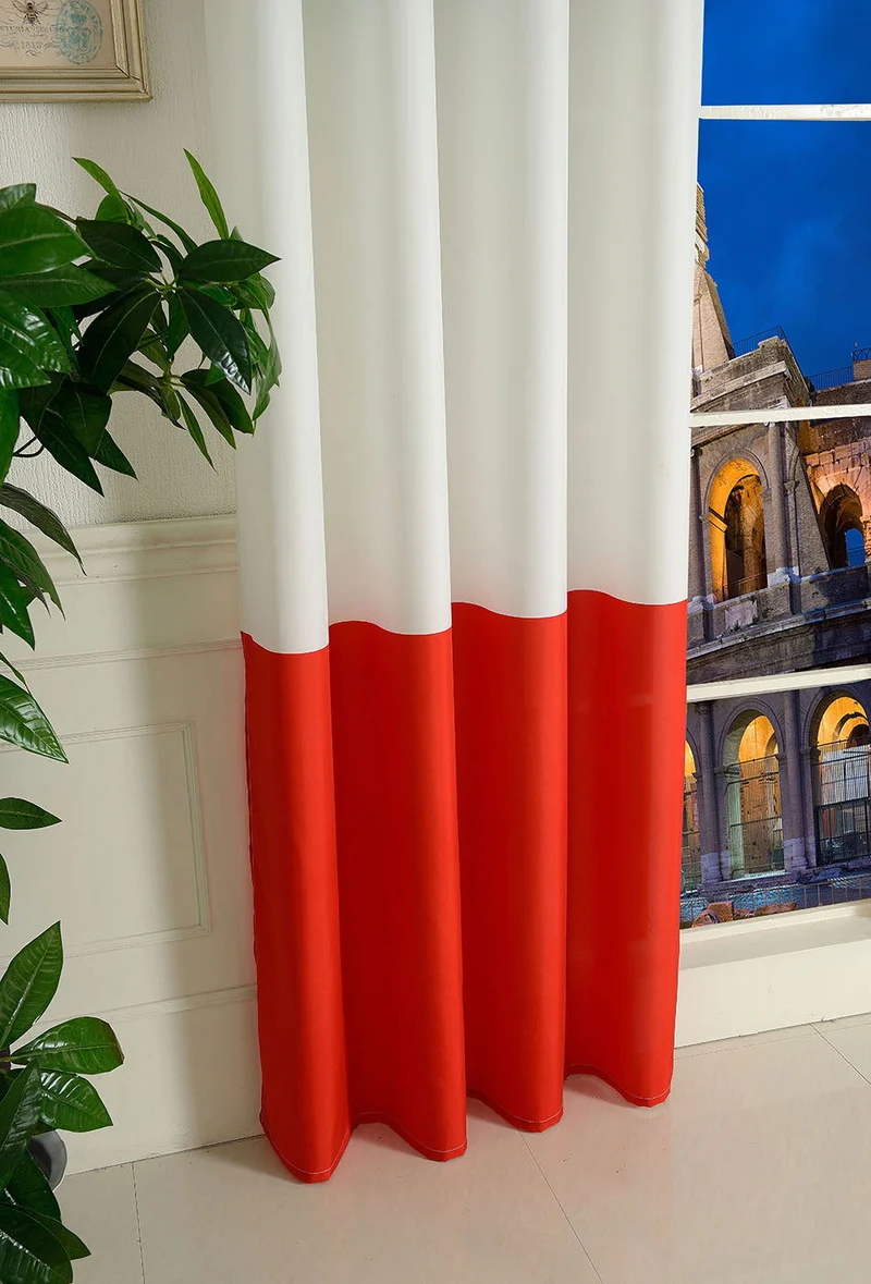 Gardine Vorhang Ösenschal »GLOBAL« Flagge Fußball Fan Flag Banner Landesfarben 20360