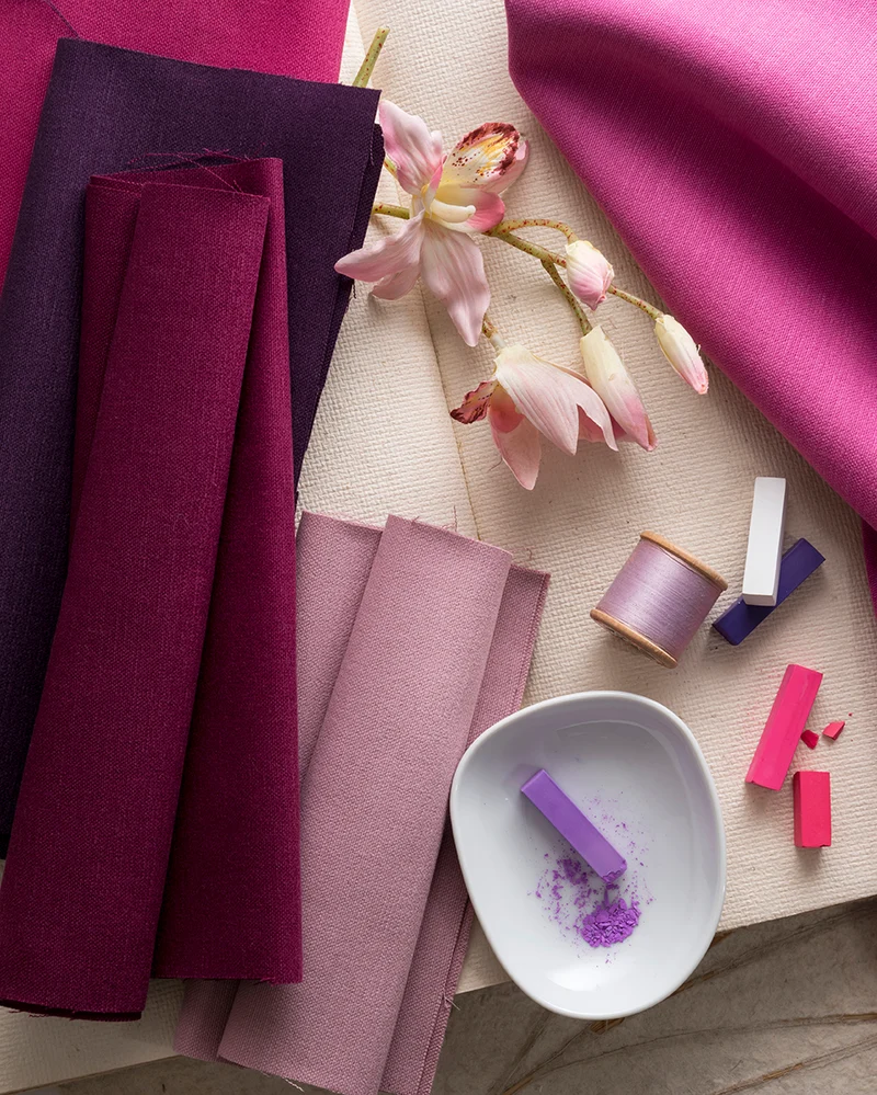 Combed Canvas - fuchsia