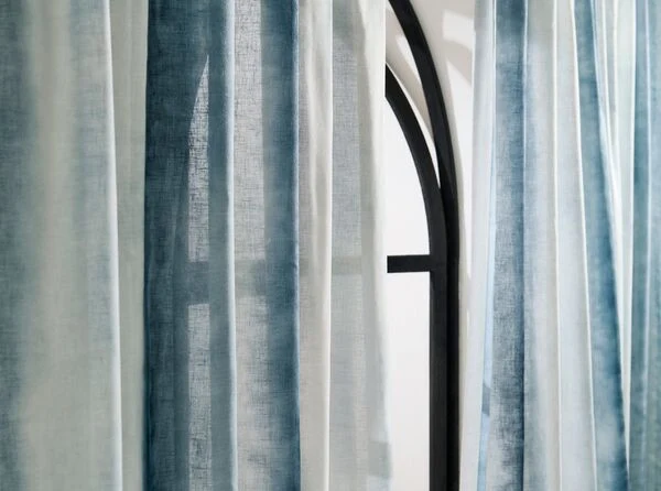Gardinenstoff Ombré - azure 299 cm