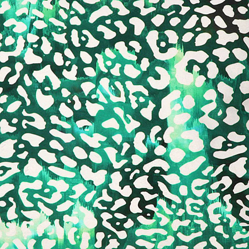 Kissenhülle Sao grün 50x50 cm - Albani Wendekissen Dschungel-Design