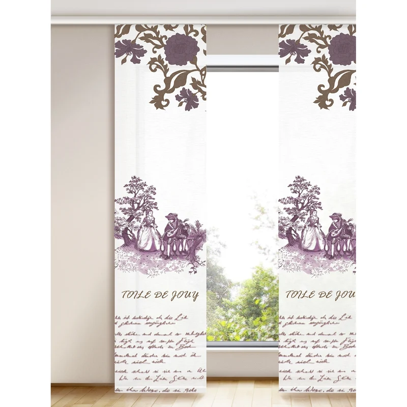 Flächenvorhang „Toile-de-Jouy“