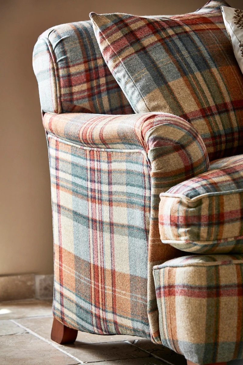 Wool Check Brayndle - chasm