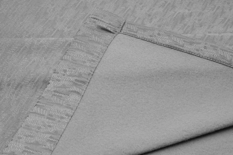 Thermo Ösen Vorhang mit Polar Fleece Rücken - 20500- 350gr./m², Gardine Matt Verdunkelungsstoff Blickdicht. 245cm x 140cm (HxB), 20500 20500