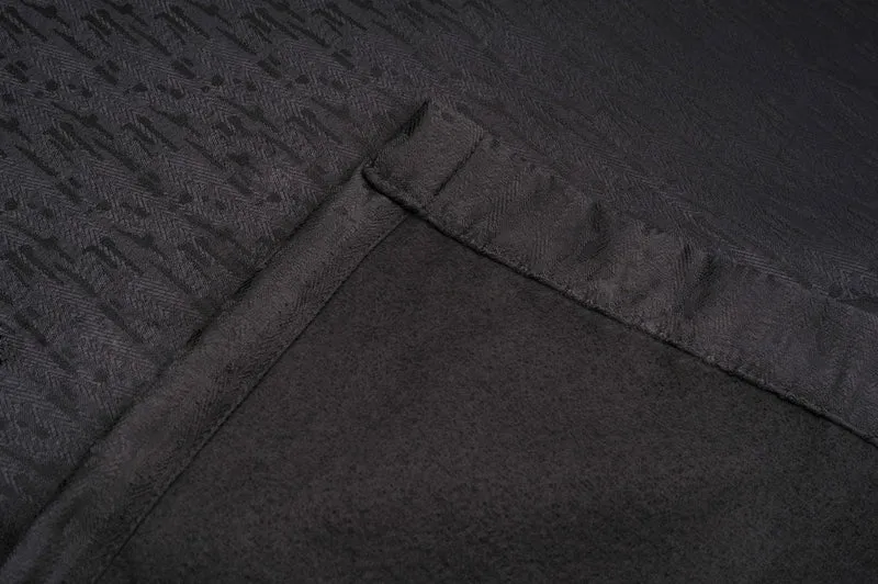 Thermo Ösen Vorhang mit Polar Fleece Rücken - 20500- 350gr./m², Gardine Matt Verdunkelungsstoff Blickdicht. 245cm x 140cm (HxB), 20500 20500