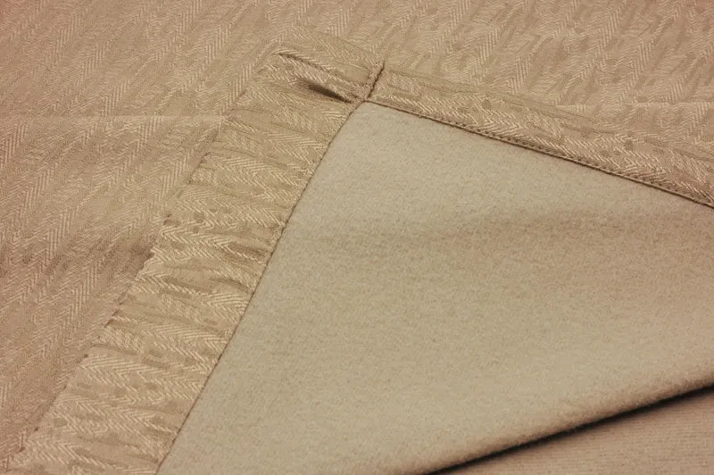 Thermo Ösen Vorhang mit Polar Fleece Rücken - 20500- 350gr./m², Gardine Matt Verdunkelungsstoff Blickdicht. 245cm x 140cm (HxB), 20500 20500