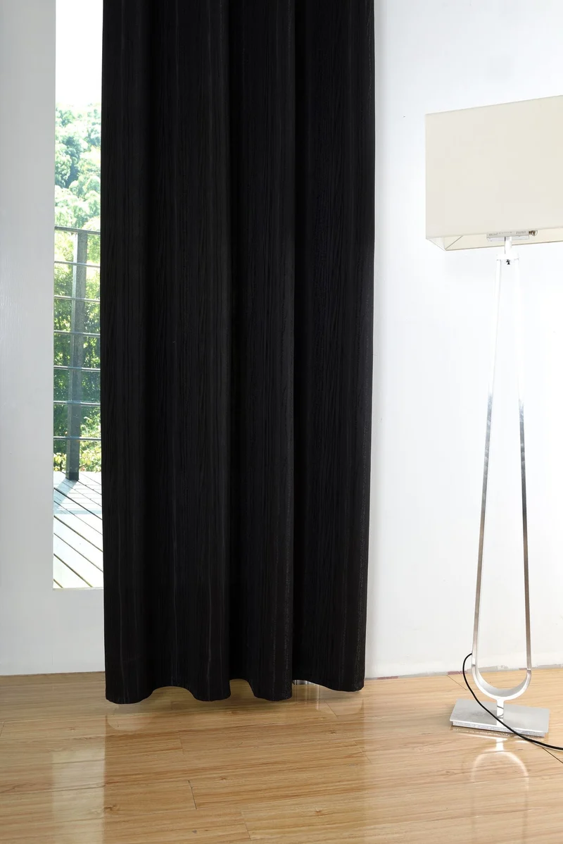 Vorhang Jacquard Deko Gardine Ösen feine Musterung blickdicht lichdurchlässig (Höhe x Breite cm) 20480