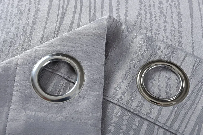 Vorhang Jacquard Deko Gardine Ösen feine Musterung blickdicht lichdurchlässig (Höhe x Breite cm) 20480