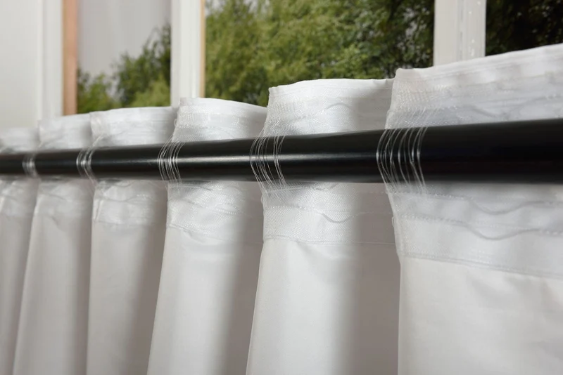 Gardine Store »BATIST« Cotton Look transparent Multiband verdeckte Schlaufen Universalband 61500
