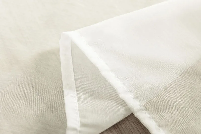 Gardine Store »BATIST« Cotton Look transparent Multiband verdeckte Schlaufen Universalband 61500