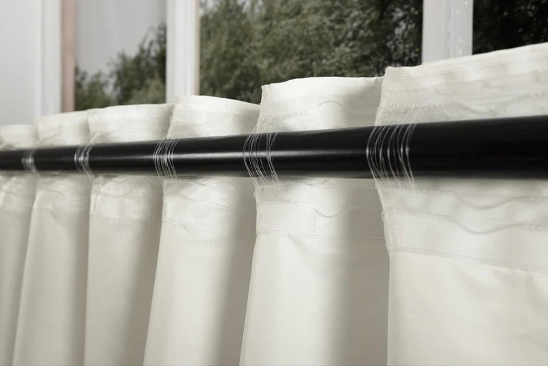 Gardine Store »BATIST« Cotton Look transparent Multiband verdeckte Schlaufen Universalband 61500