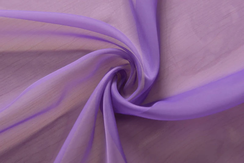 Stoff Meterware Voile, transparent aus Polyester 61050