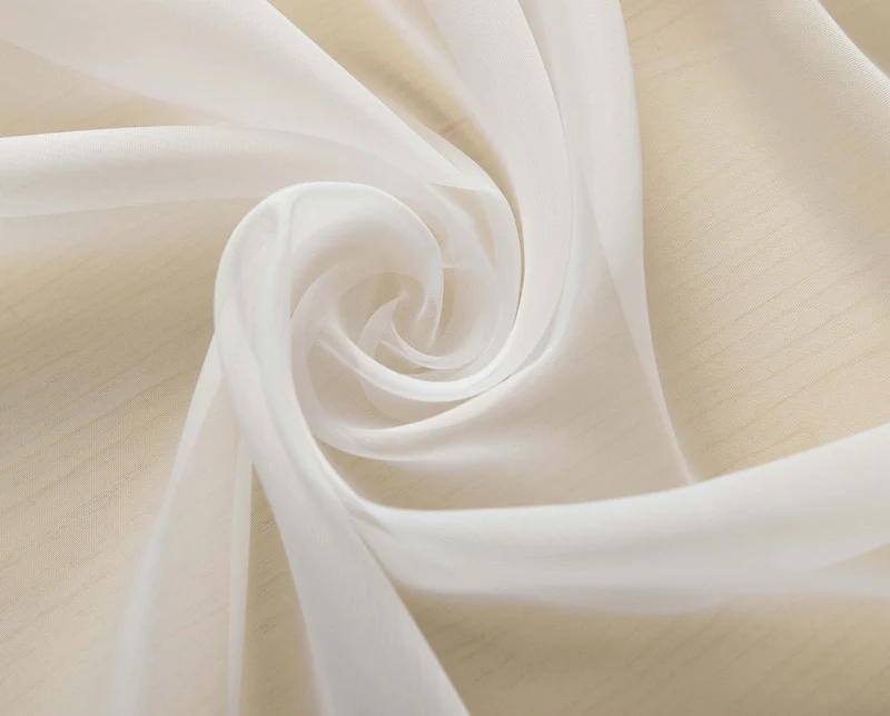 Stoff Meterware Voile, transparent aus Polyester 61050