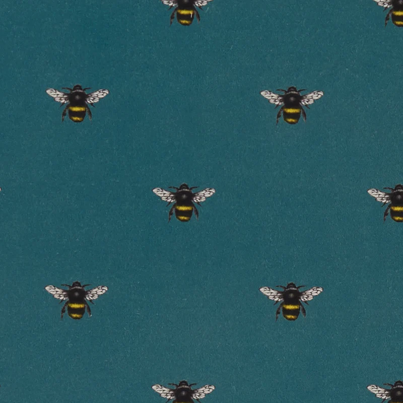 Dekostoff Bumblebee - teal