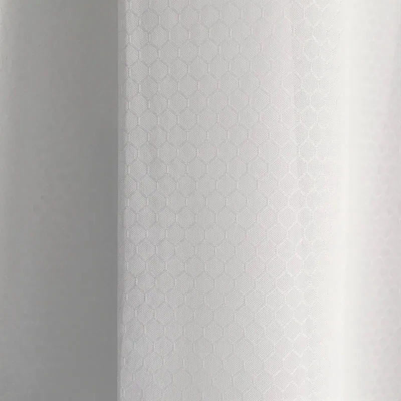 Gardinenstoff Honeycomb - white 290 cm