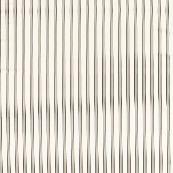 Cotton Stripes - charcoal & natural