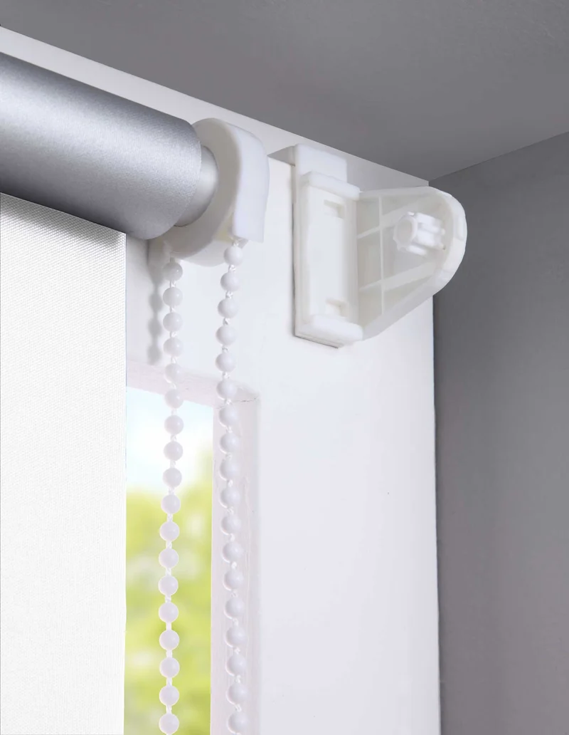 Thermo Seitenzugrollo Klemmfix Kettenzug Rollo Easyfix mit Thermobeschichtung energie sparend 62400
