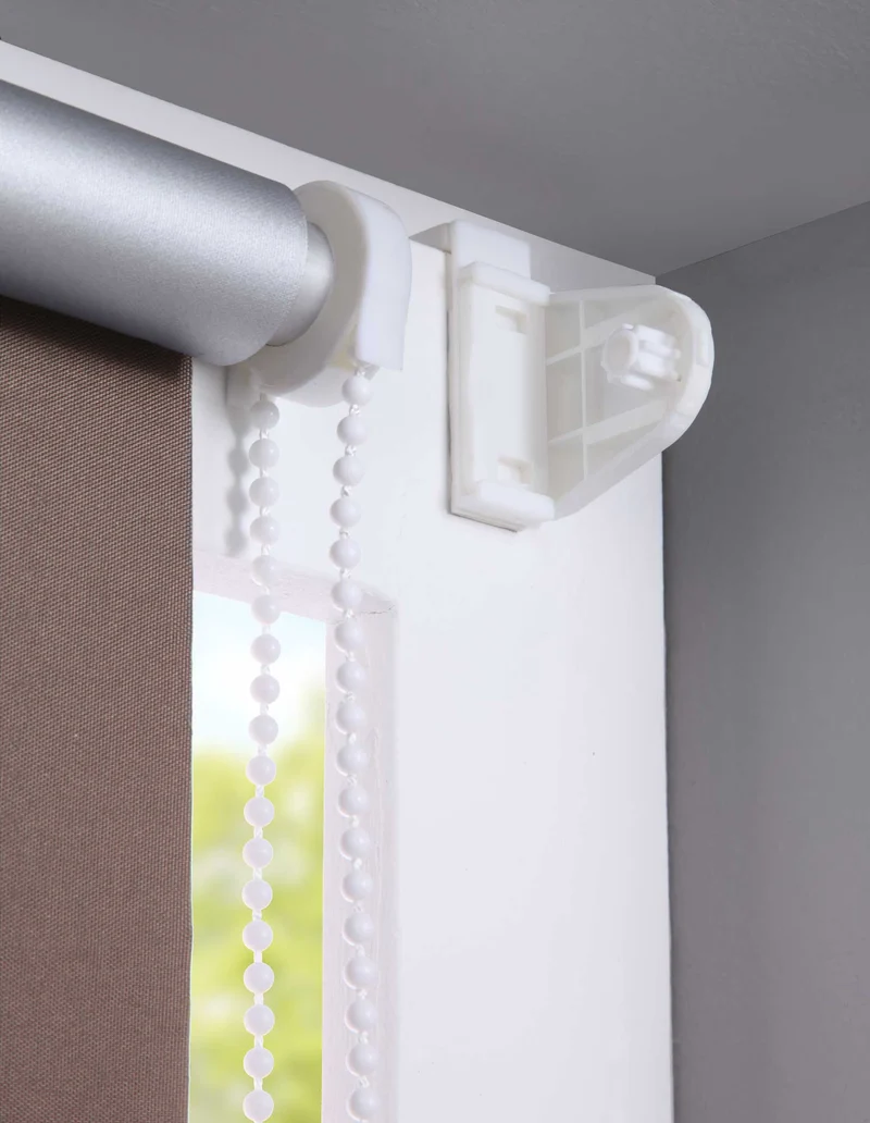 Thermo Seitenzugrollo Klemmfix Kettenzug Rollo Easyfix mit Thermobeschichtung energie sparend 62400
