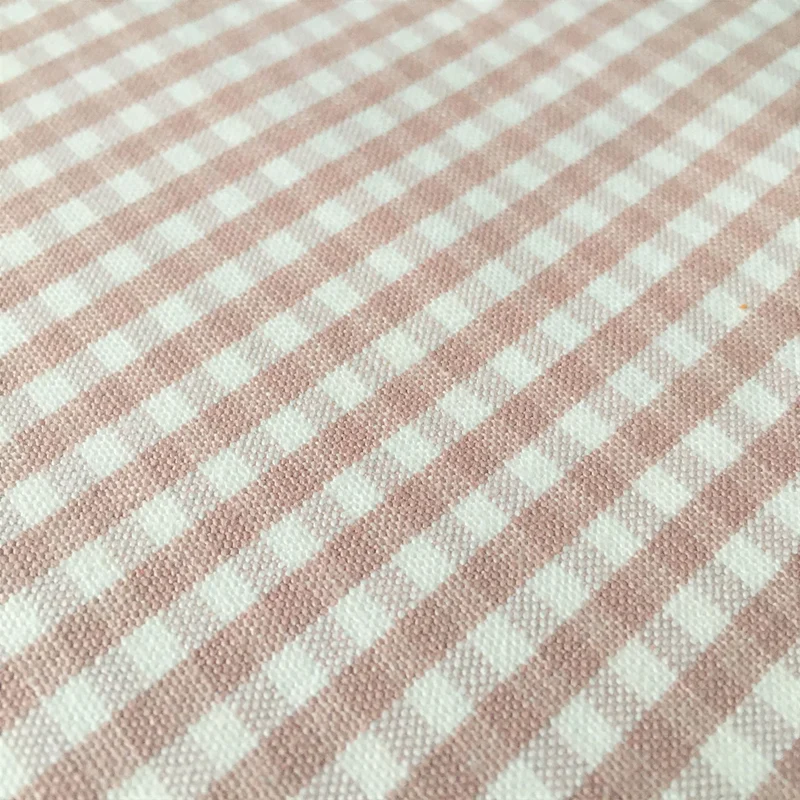 Cotton Check - blush
