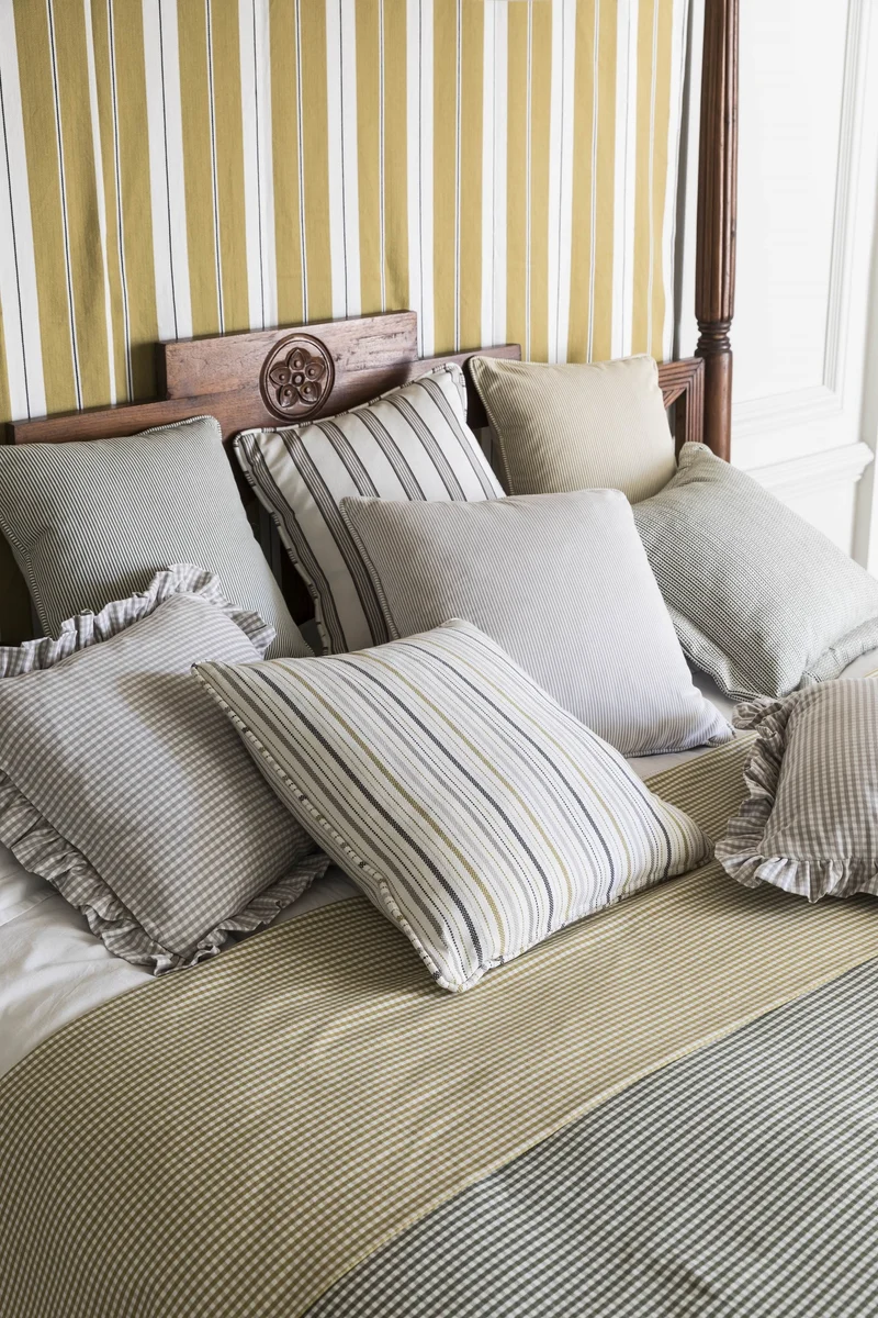 Cotton Check - ochre