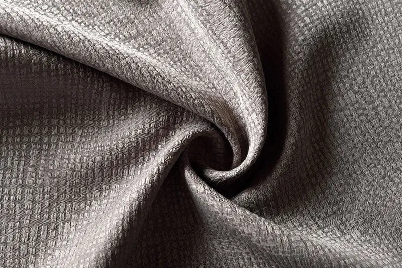 Vorhang Jacquard Deko Gardine verdeckte Schlaufen feine Musterung Universalband blickdicht lichtdurchlässig (Höhe x Breite cm) 20465