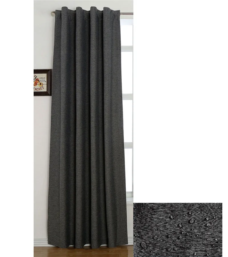Thermo Jacquard Vorhang Oslo verdeckte Schlaufen Polar Fleece Verdunkelung Schutzabweisend (Höhe x Breite in cm) 20460