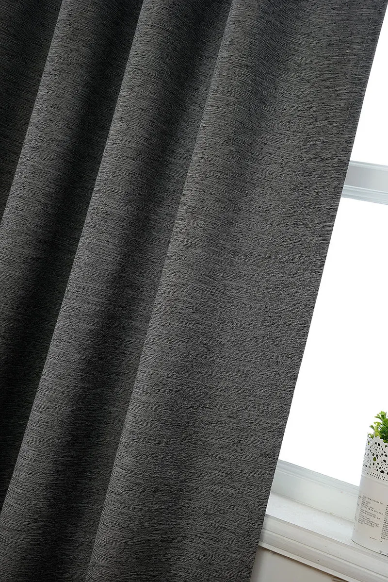 Thermo Jacquard Vorhang Oslo verdeckte Schlaufen Polar Fleece Verdunkelung Schutzabweisend (Höhe x Breite in cm) 20460