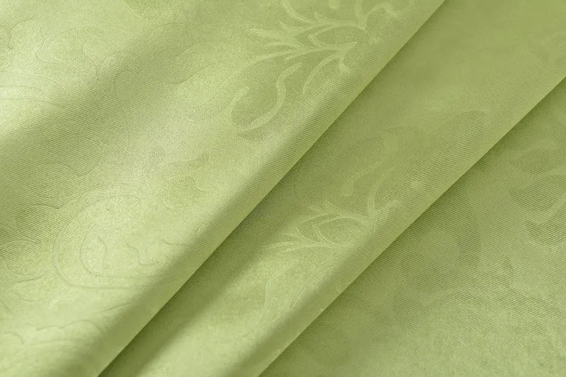 Satin Emboss / Reliefprägung bemustert Vorhang Gardine, Barock, 20370