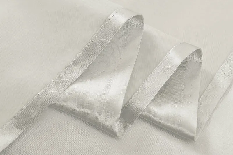 Satin Emboss / Reliefprägung bemustert Vorhang Gardine, Barock, 20370