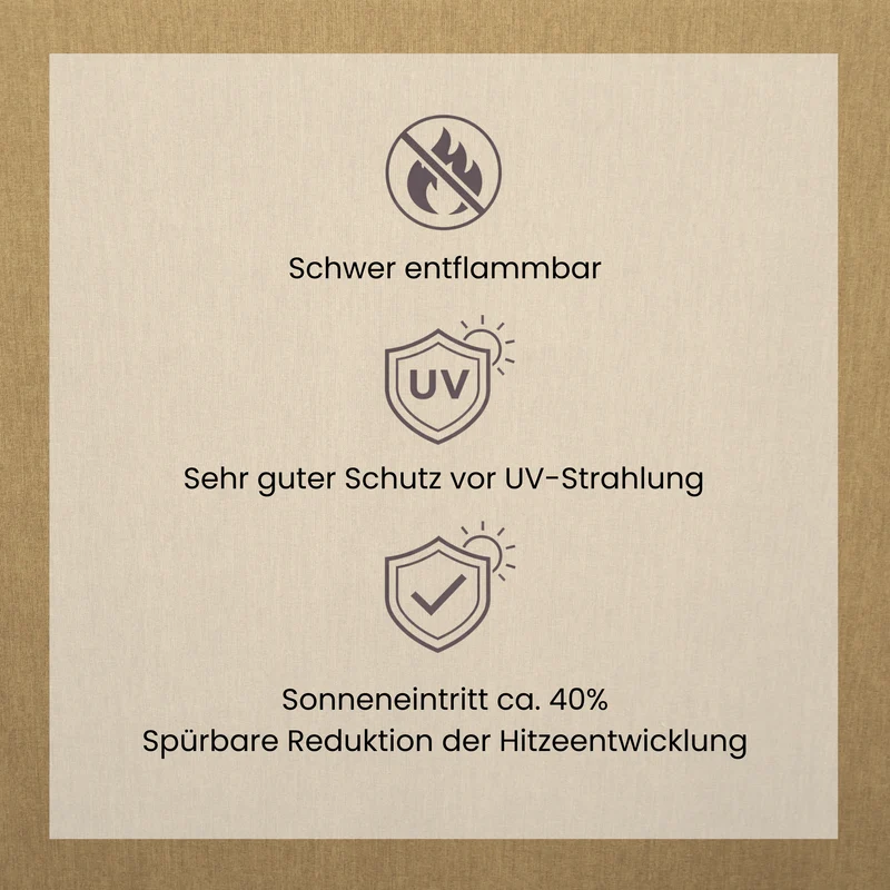 Sonnenschutzvorhang ZON