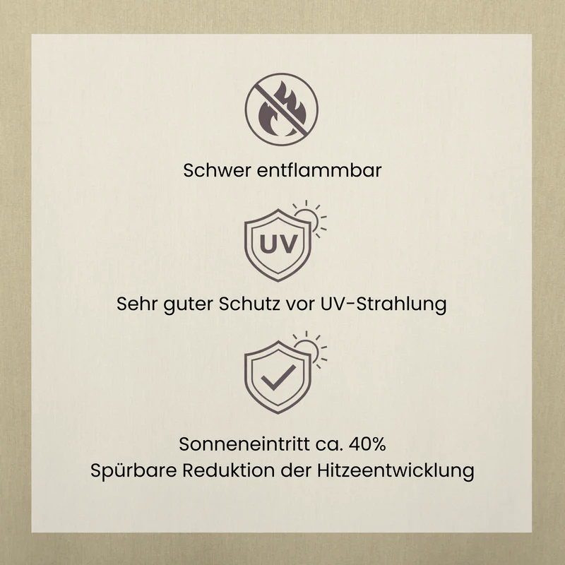 Sonnenschutzvorhang ZON