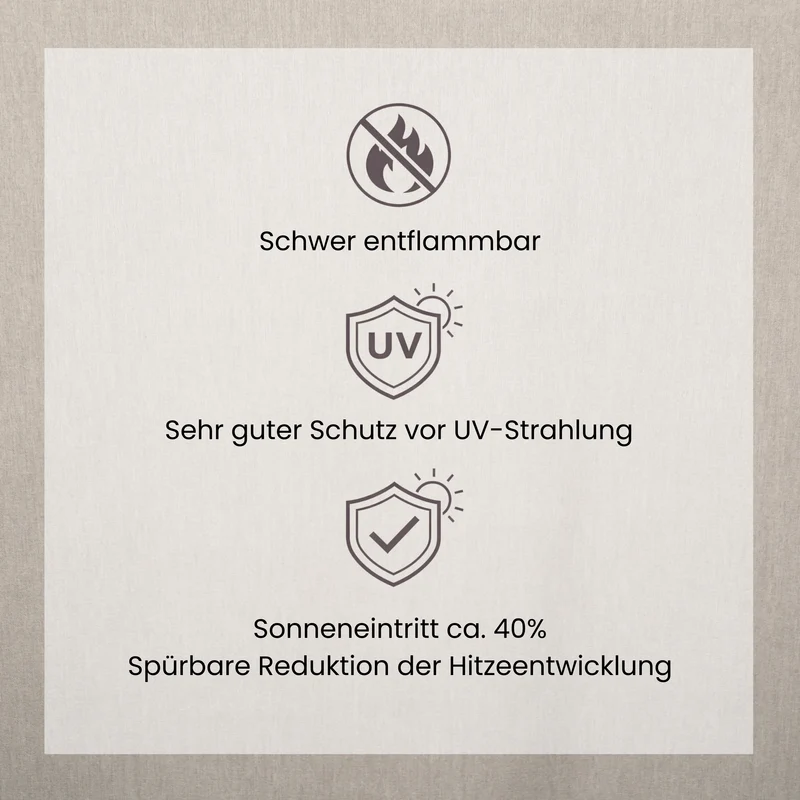 Sonnenschutzvorhang ZON