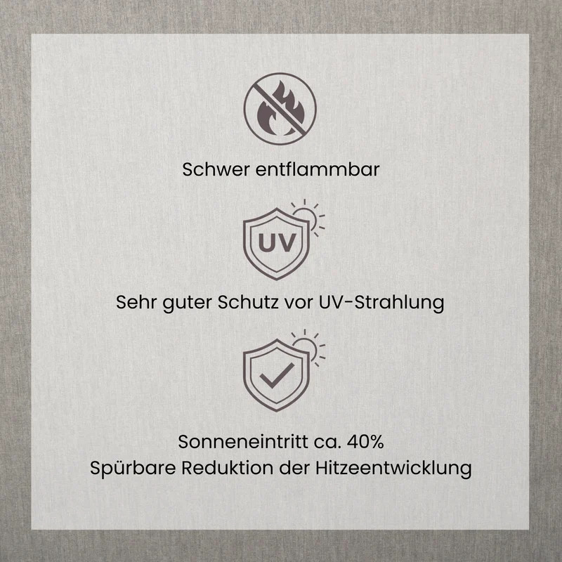 Sonnenschutzvorhang ZON
