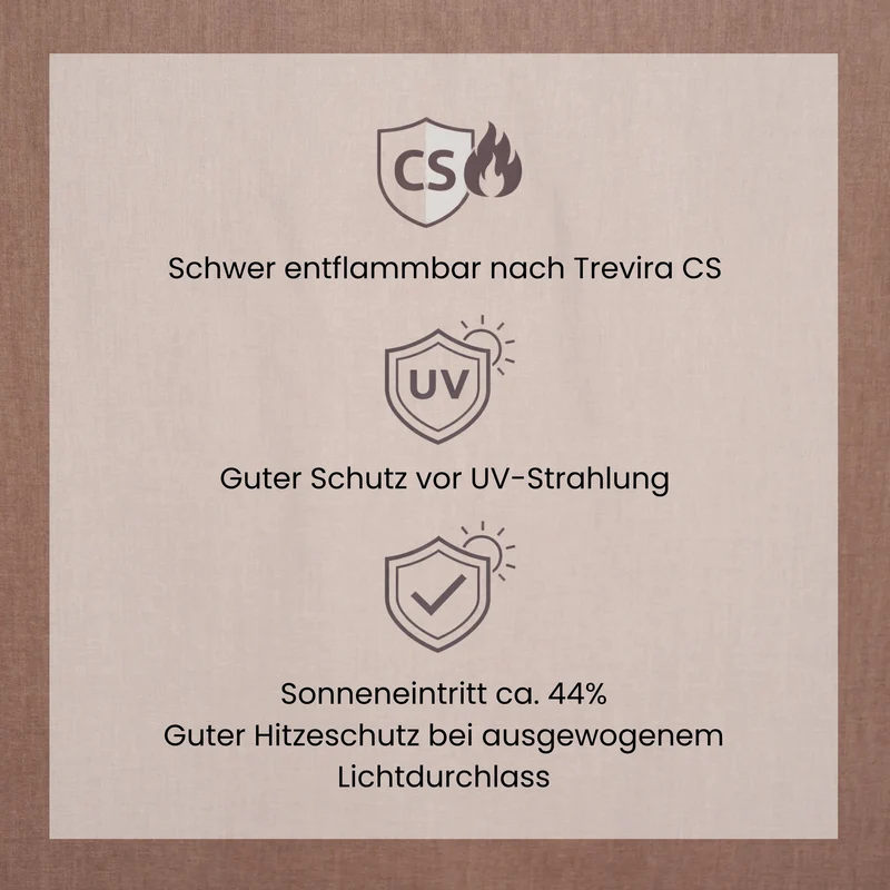 Sonnenschutz Vorhang SOL