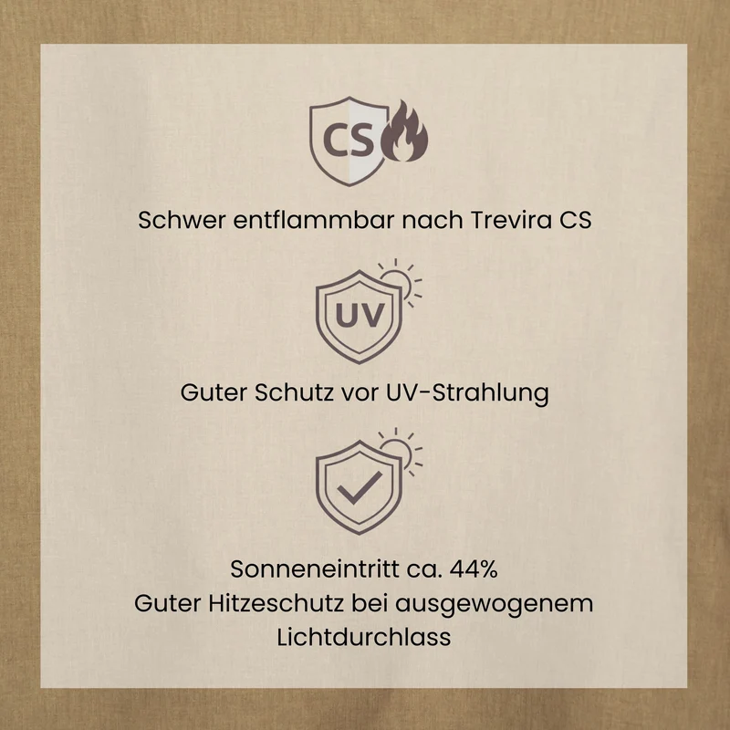 Sonnenschutz Vorhang SOL