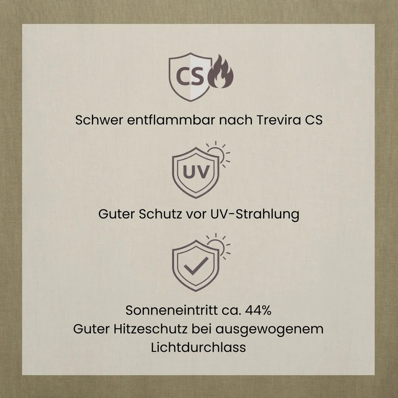 Sonnenschutz Vorhang SOL