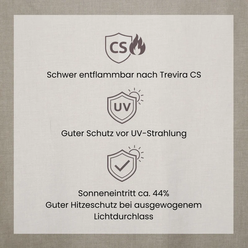 Sonnenschutz Vorhang SOL
