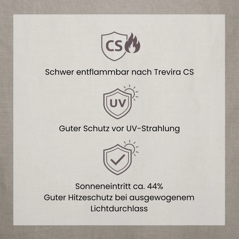 Sonnenschutz Vorhang SOL