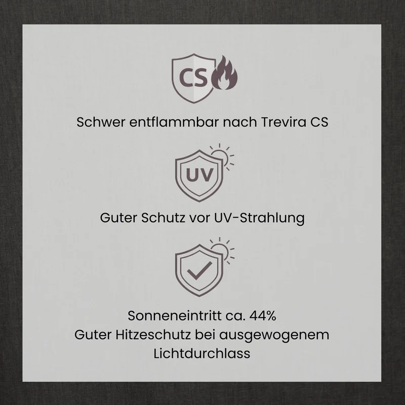 Sonnenschutz Vorhang SOL