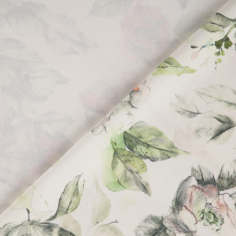 Bio Satin Flower - lime 280 cm
