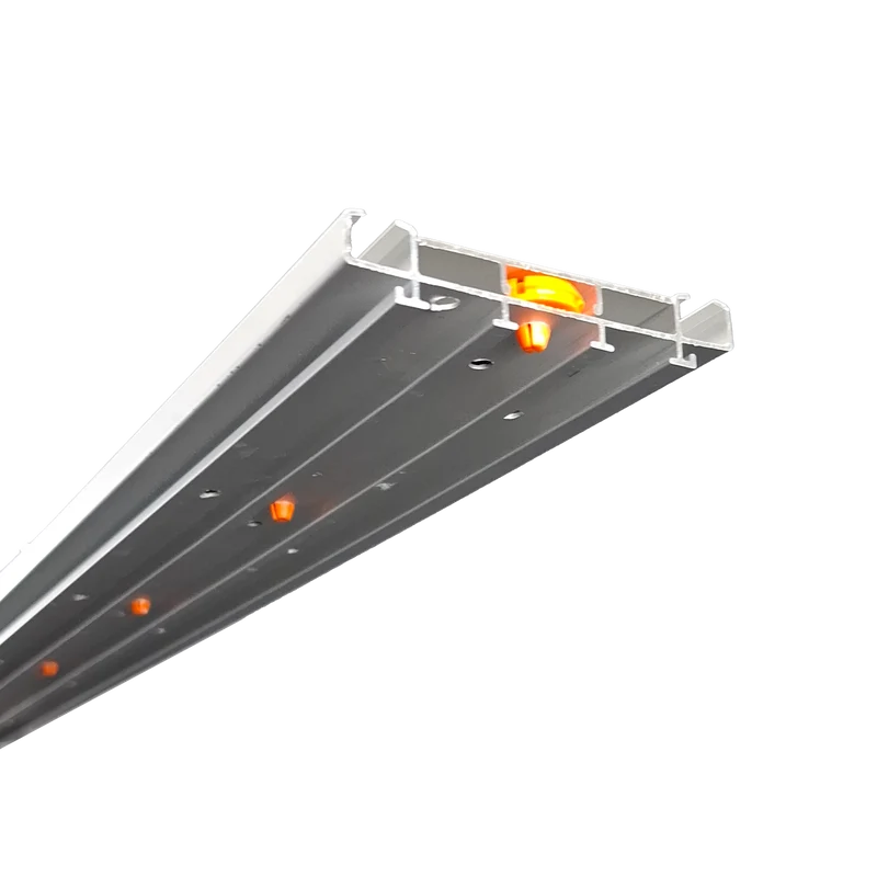 Vorhangschiene Dec Fix 2-läufig mit Abdeckung, nach Mass