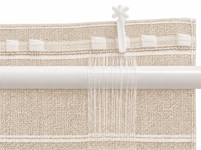 Full Blackout Verdunklungsvorhang beige creme 135x245cm