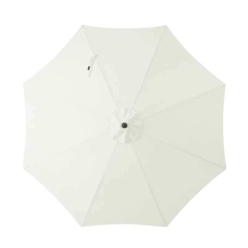Sekey Sonnenschirm Ø300 cm in Holzoptik – mit Auto-Kippfunktion, 180g/m² Polyester UV50+, Eisenmast 48 mm & 8 Stahlstreben, großer Gartenschirm für Balkon, Terrasse & Garten