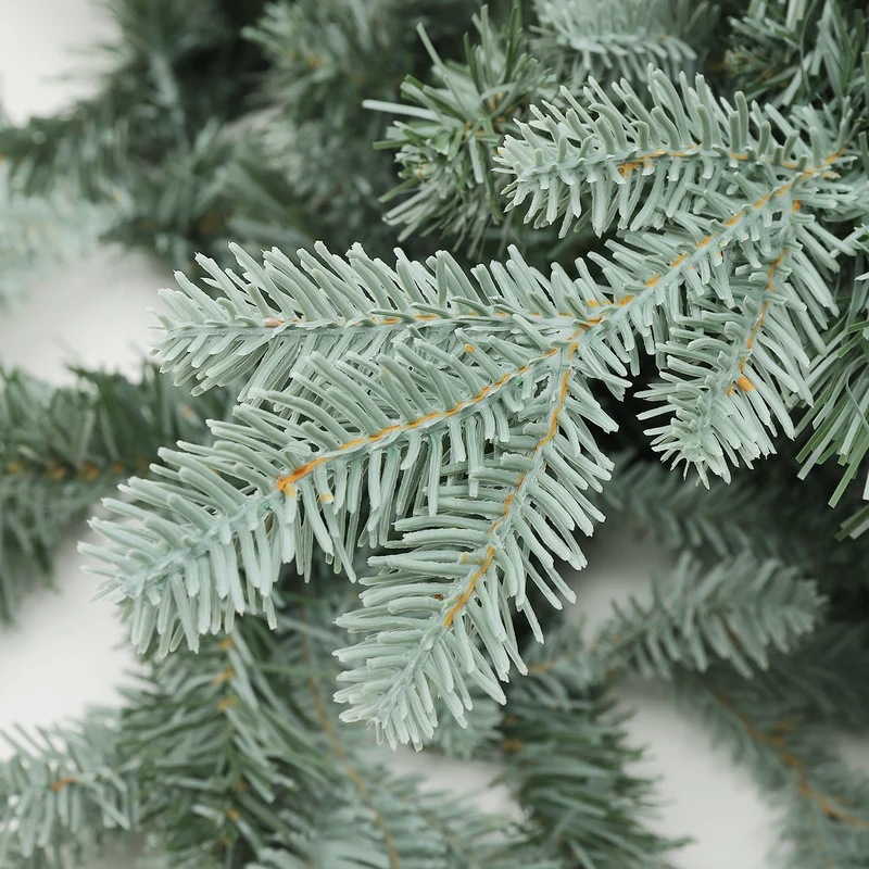 Salcar Premium Künstliche Weihnachtsgirlande, graugrün, naturgetreue Tannengirlande für Tür, Fenster & Balkon, Weihnachtsdeko für Innen und Außen (1,8 m / 3 m / 5 m)