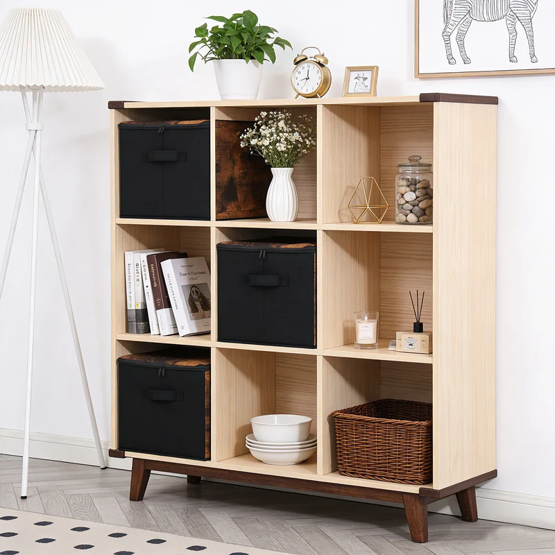Sekey Aufbewahrungsboxen 3er Set mit Deckel | Stoffboxen 40 × 30 × 25 cm formstabil, faltbar & vielseitig einsetzbar