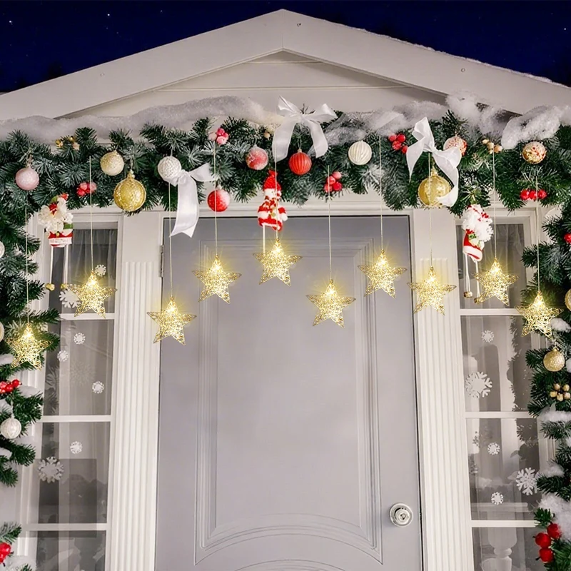 Salcar LED-Sterne 3er-Set Ø15 cm – Warmweiße Fensterdeko mit Netzstecker & Timer, Superhelle LEDs, Weihnachtsdeko für Innen & Außen
