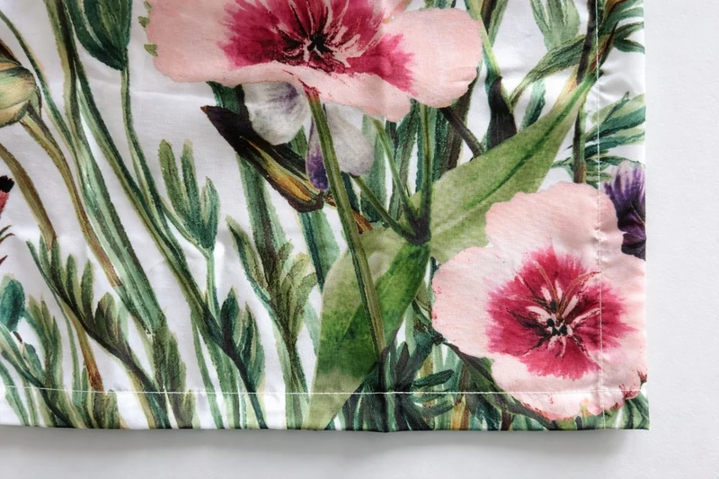 Fertigschal Evi Blumen rosa BxH 135x245cm