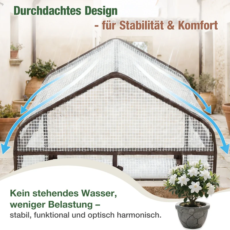 Sekey Mini Tomatengewächshaus 5 Etagen – Großes Balkon-Gewächshaus, winterfest & stabil für Indoor & Outdoor mit flexiblem Pflanzsystem