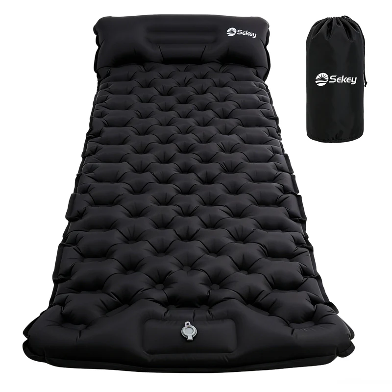 Sekey Selbstaufblasbare Isomatte 200×70×10 cm – Ultraleicht, Komfortabel & Wasserdicht für Camping, Trekking & Outdoor
